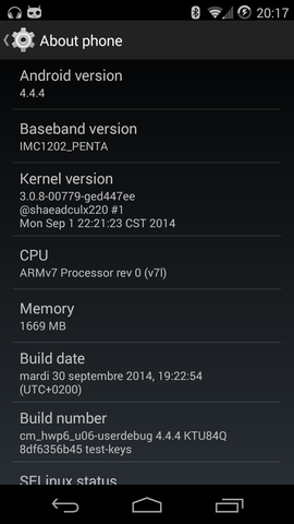 HUAWEI Ascend P6 CM11 3