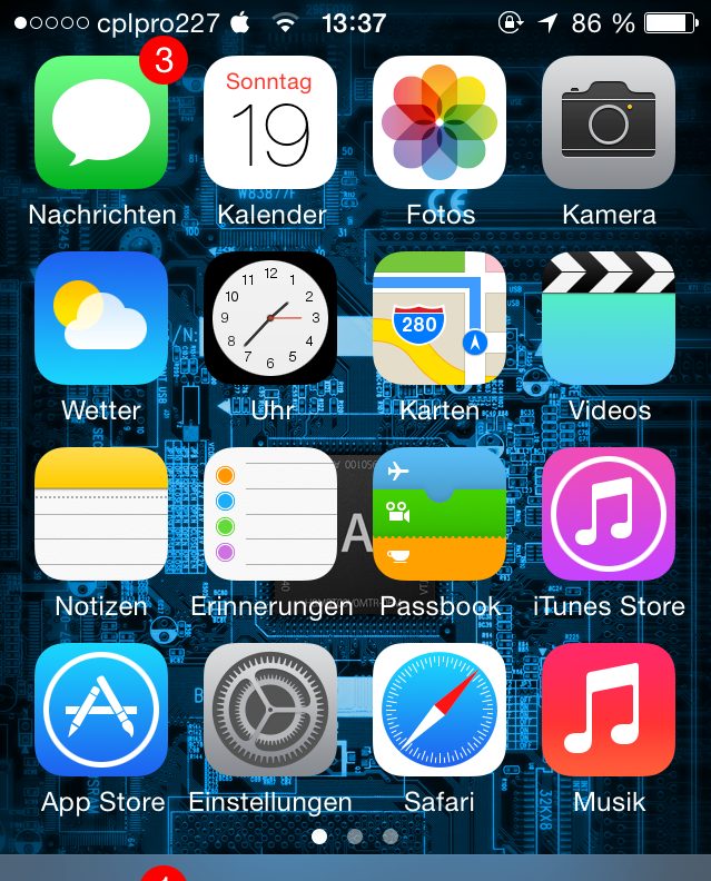 Screenshot 1 bzgl iPhone 4 A4 HGB