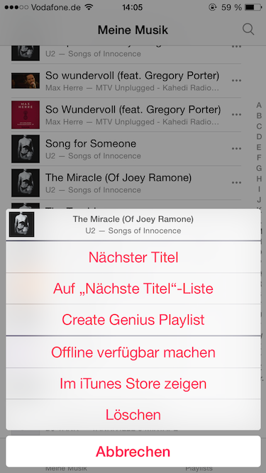 iOS 8.4 Beta 3 - Music App - Queue
