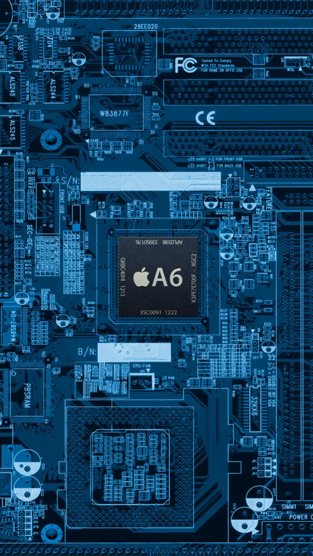 A6 Chip Wallpaper for iP5/5C