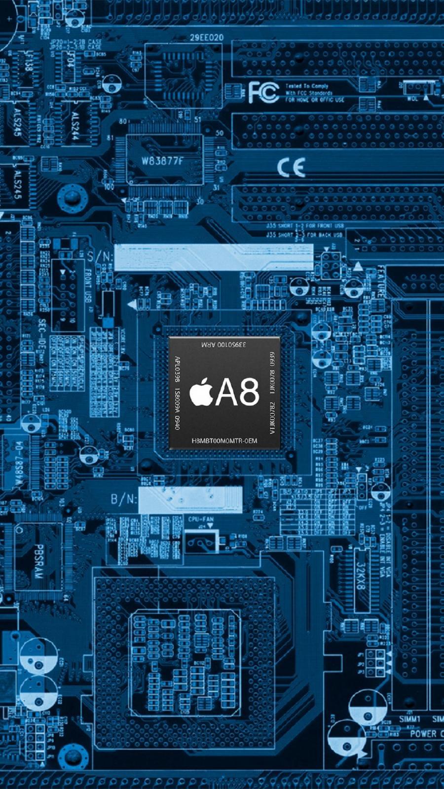 A8 Chip Wallpaper for iP6Plus