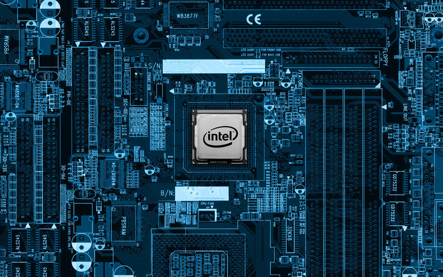 Intel Chip Wallpaper for Mac