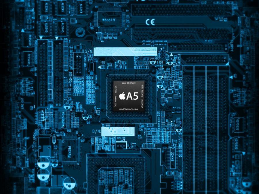 A5 Chip Wallpaper for iPad2Quer