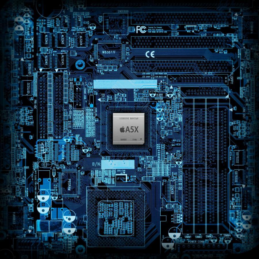 A5X Chip Wallpaper for iPad3 Retina