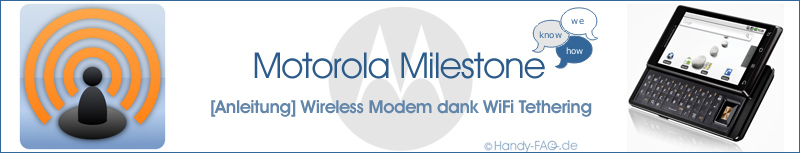 Motorola Milestone Anleitung WiFi Tethering01