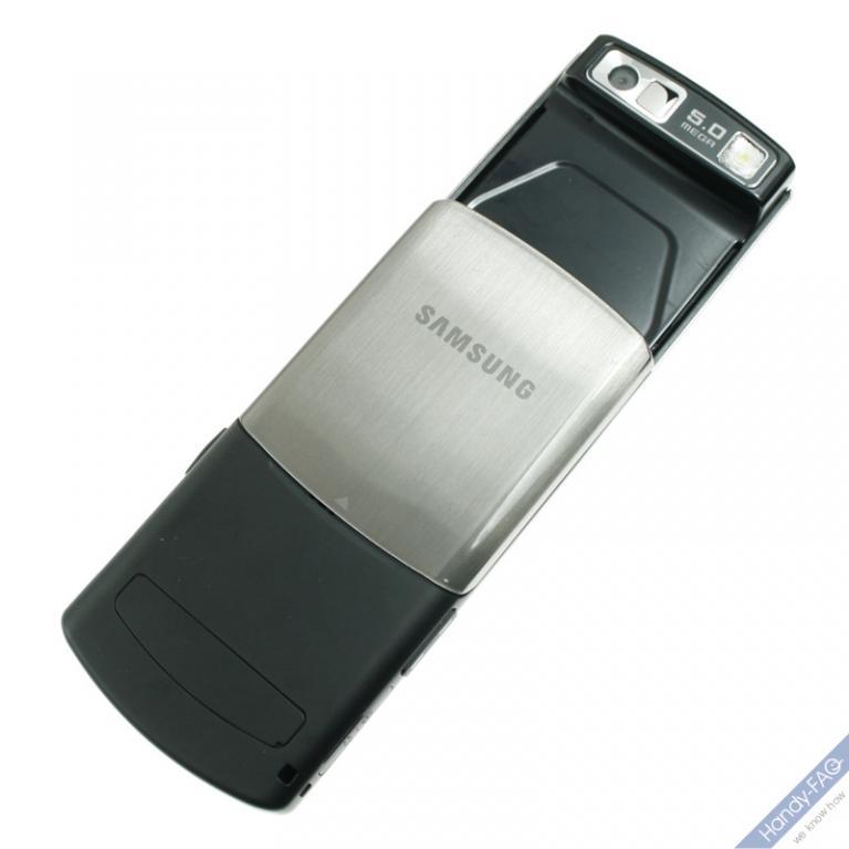 Samsung U900 Rückseite offen