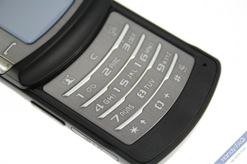 Samsung U900 Tastatur