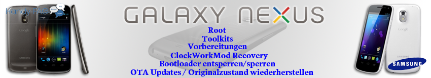 Galaxy Nexus Banner Übersicht