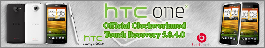 Banner HTC One X Recovery5840