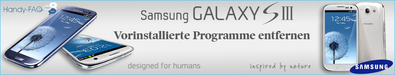 Banner S3 Programme entfernen