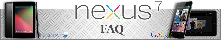 Banner Nexus7 FAQ