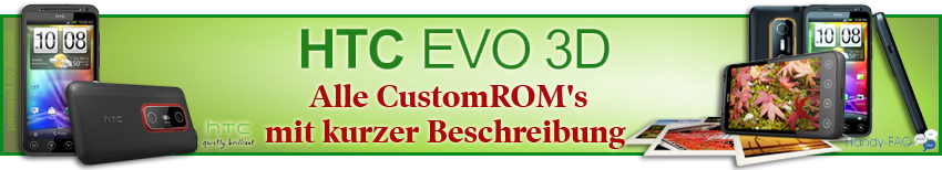 HTC Evo 3D CustomRoms