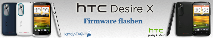 Banner Desire X FW flashen