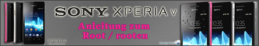Banner XPeria V rooten