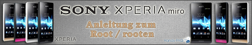 Banner Sony Xperia Miro rooten