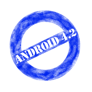Android 4 2 Stempel blau