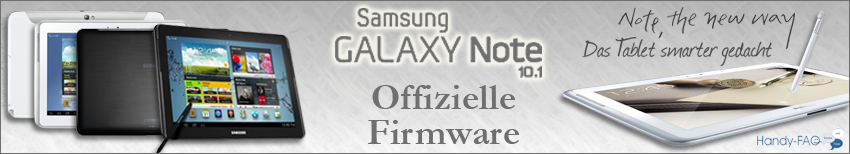 Samsung Galaxy Note 10.1 offizielle FW