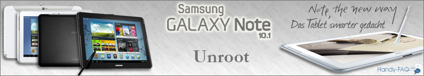 Samsung Galaxy Note 10.1 unroot