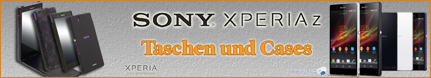 Banner XPeria Z Taschen&Cases