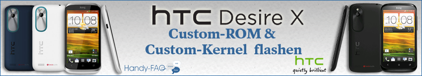 Banner Desire X Custom ROM flashen