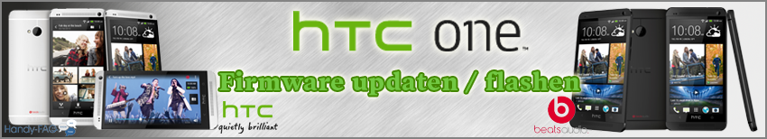 Banner HTC One Firmware updaten