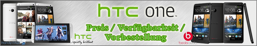 Banner HTC One Preis