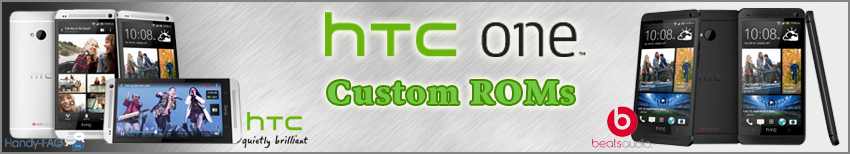 Banner HTC One Custom ROMs
