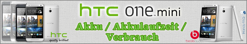 Banner HTC One Mini Akkulaufzeit