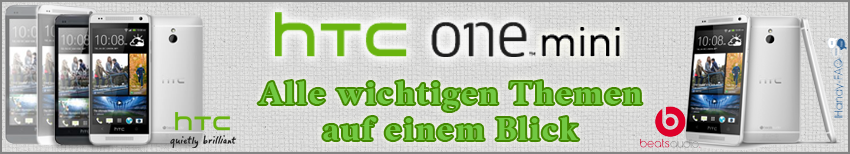 Banner HTC One Mini Alle wichtigen Themen auf einem Blick