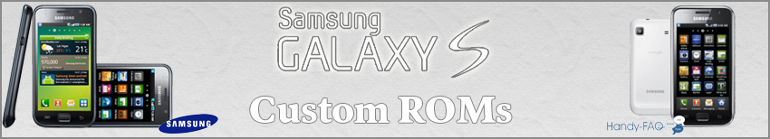 Banner Galaxy S Custom ROMs