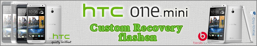 Banner HTC One Mini Custom Recovery flashen