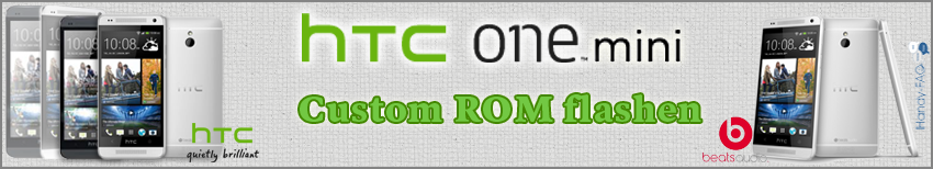 Banner HTC One Mini Custom ROM flashen
