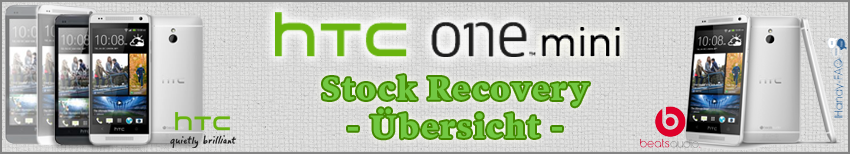 Banner HTC One Mini StockRecovery Übersicht