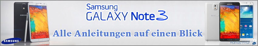 Banner Note3 Alle Anleitungen auf einen Blick