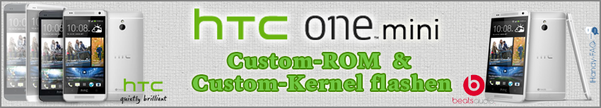 Banner HTC One Mini Custom ROM flashen