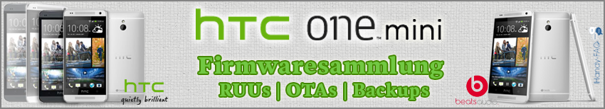 Banner HTC One Mini Firmwaresammlung