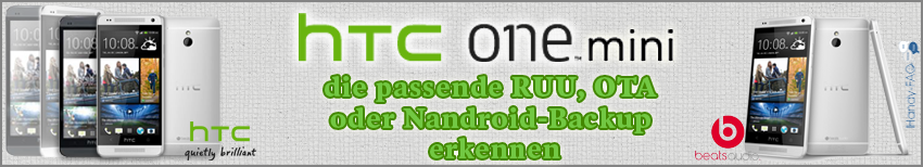 Banner HTC One Mini passende RUU, OTA oder Nandroid Backup