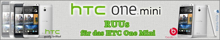 Banner HTC One Mini RUUs für das HTC One Mini
