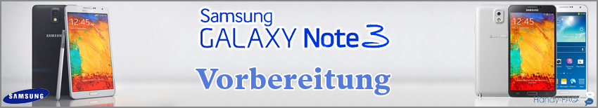 Banner Note3 Vorbereitung