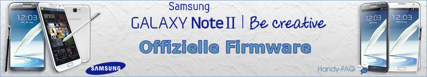 Banner Galaxy Note 2 Offizielle Firmware