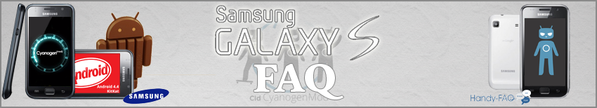 Banner Galaxy S CM11 FAQ