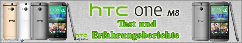 Banner HTC One M8 Test Erfahrungsberichte