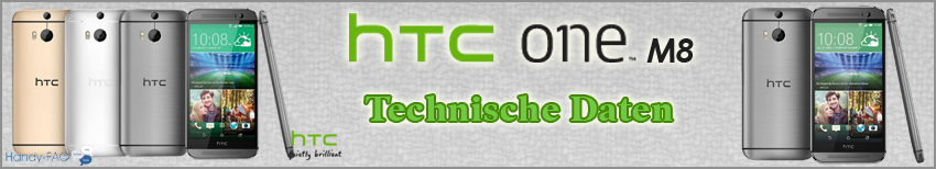 Banner HTC One M8 Technische Daten