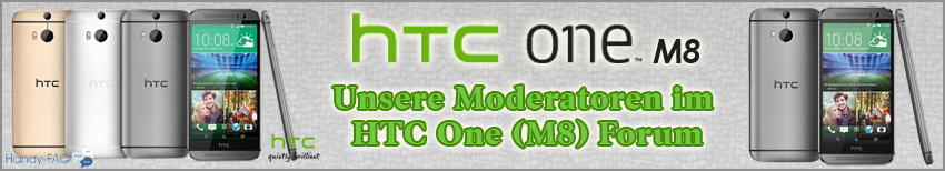 Banner HTC One M8 Moderatoren im HTC One Forum