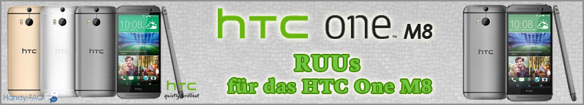 Banner HTC One M8 RUUs für das HTC OneM8