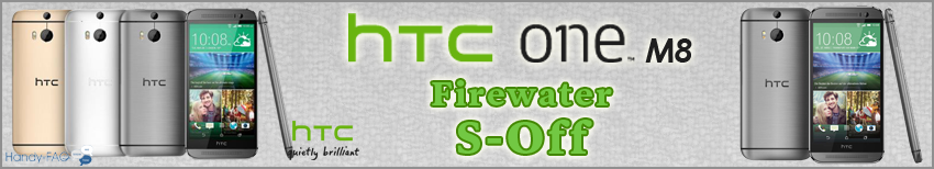 Banner HTC One M8 Firewater S Off