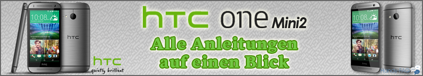 Banner HTC One Mini2 Alle Anleitugen