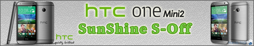 Banner HTC One Mini2 SunShine S Off