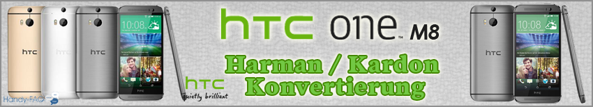 Banner HTC One M8 Harman Kardon Konvertierung