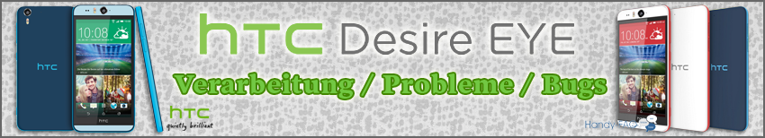 Banner HTC Desire Eye Verarbeitung